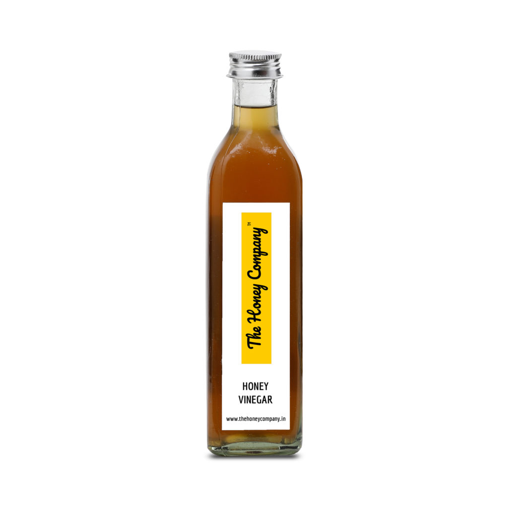 Raw Honey Vinegar with traces of Mother The Honey Company
