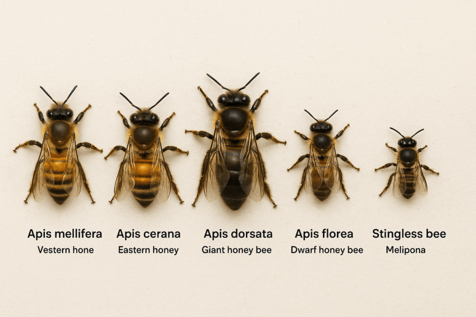 type of bee influences honey quality